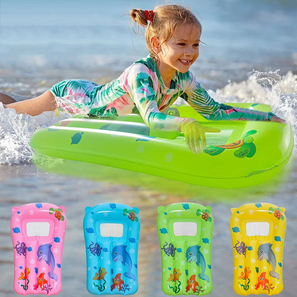 Funflot Kinder Schwimmmatte | Aufblasbar & Bunt | Für Pool, Badewanne & Garten | PVC