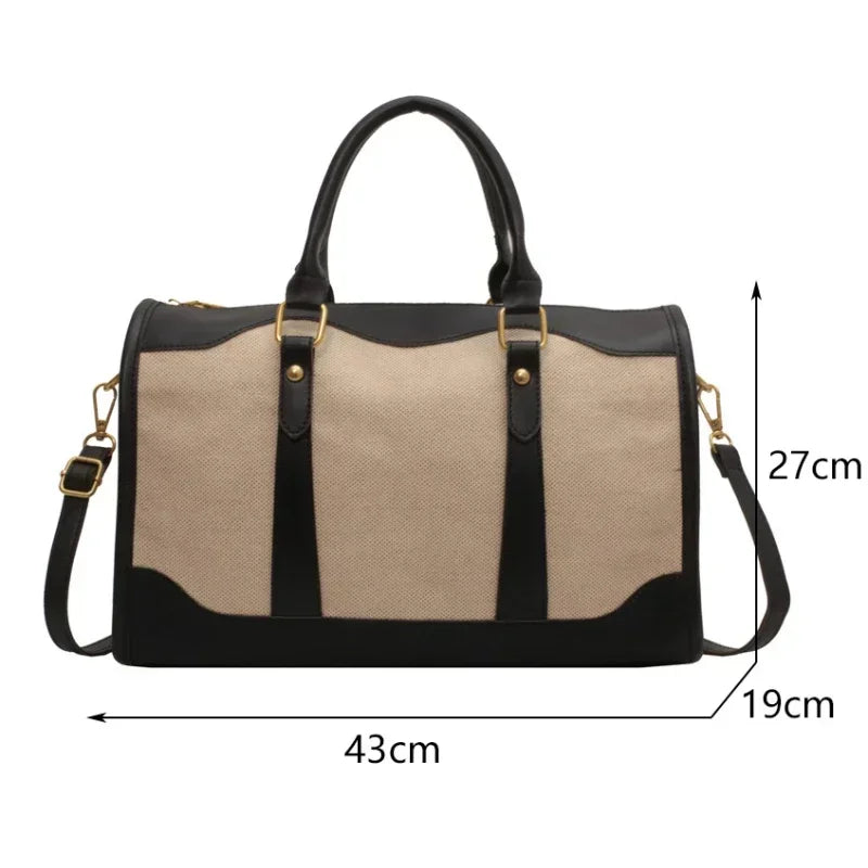UrbanEdge | Reisetasche & Sporttasche | Canvas & PU-Leder, leicht & robust | Für Alltag, Training & Wochenendausflüge