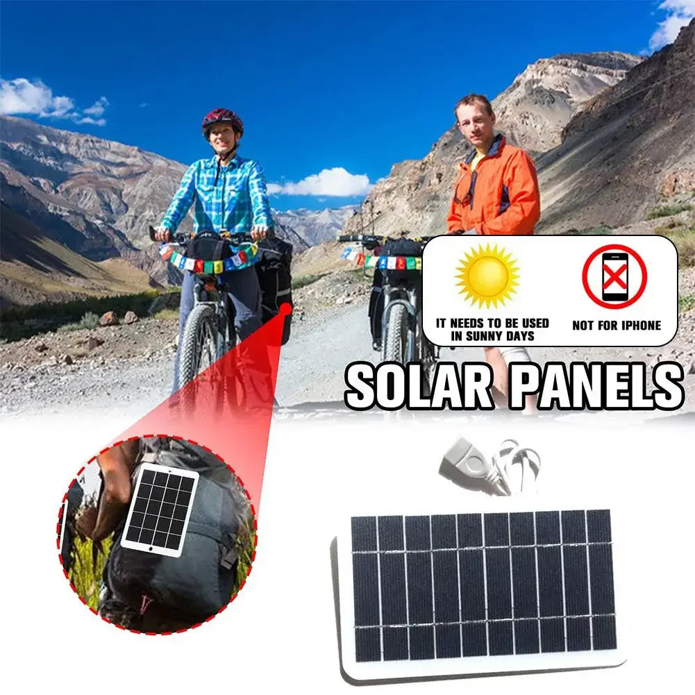 SolarFlex | Solarpanel USB Ladegerät | Leicht & Tragbar | Für Outdoor Camping