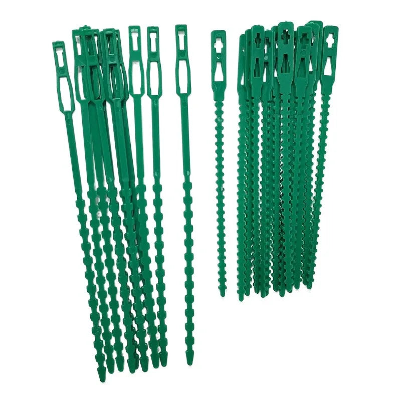 PlantFix | Verstellbare Pflanzenbinder | Wiederverwendbar | 50 Stück Set