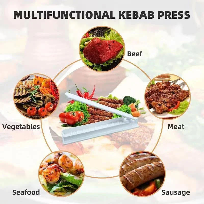 GrillMate | Kebab Maker | Einfach Spieße Machen | BPA-frei Kunststoff