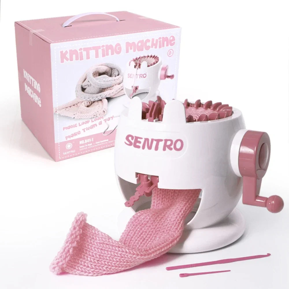 KnitMaster | Strickmaschine Manuell | Schnell & Einsteigerfreundlich | Mit Zubehör