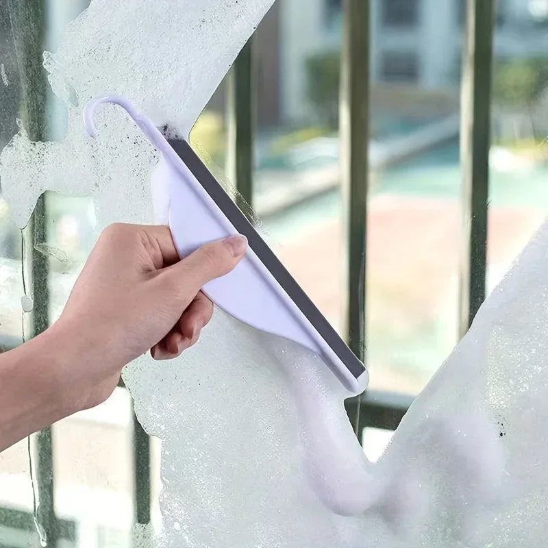 Glarex Mini-Abzieher | Kompakt & Flexibel | Silikonlippe | Perfekt für Glas & Spiegel