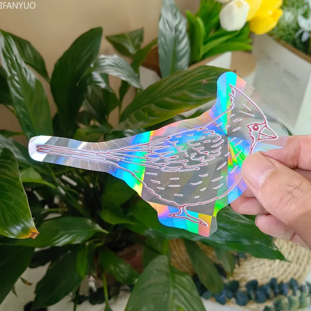 SunGlow Fenstersticker | 3D Regenbogen-Effekt | Selbstklebend & Wiederverwendbar