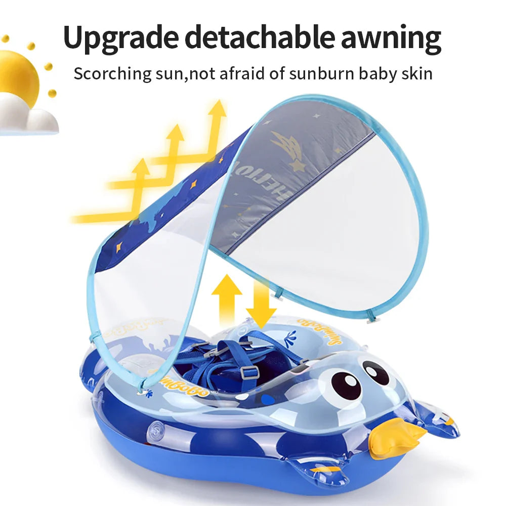 Swimilo Babyschwimmring | Sicher & Aufblasbar | Für 6–36 Monate | Für Pool & Badewanne