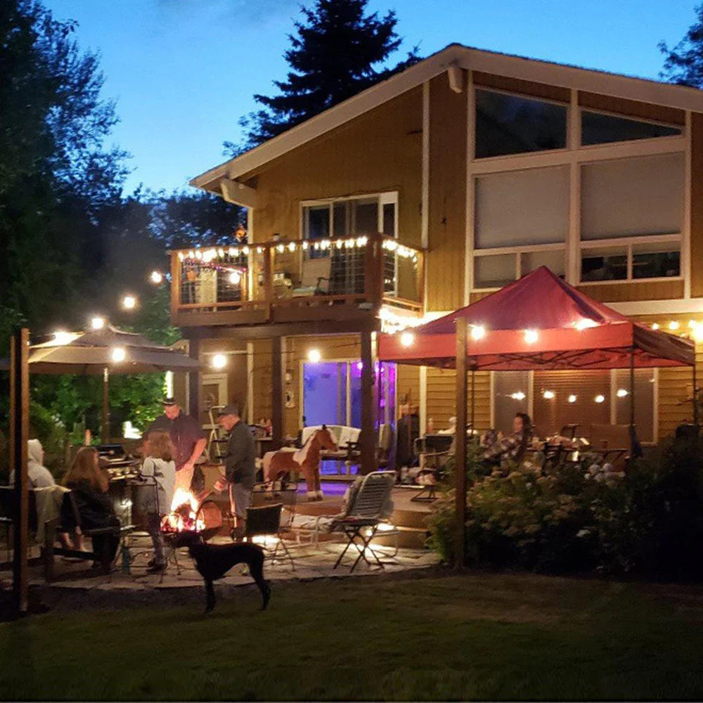LumaTwist | Solar LED Lichterkette | Automatisches Ein- und Ausschalten | Wetterfest für Garten & Terrasse