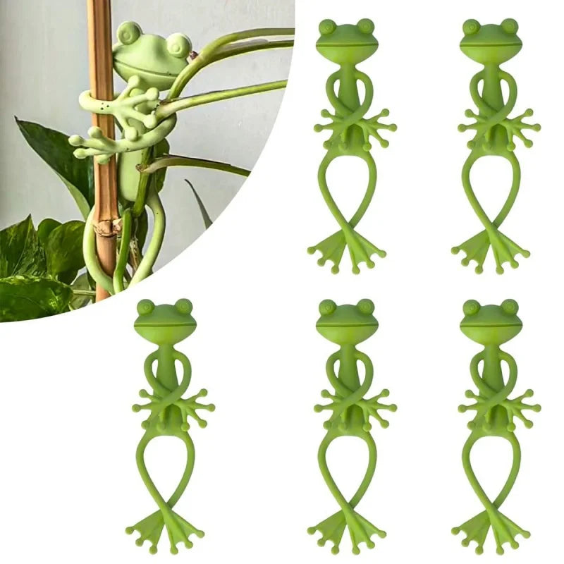 FroggiFix | Pflanzenhalter im Froschdesign | Dekorativ & Funktional | Für Garten & Balkon