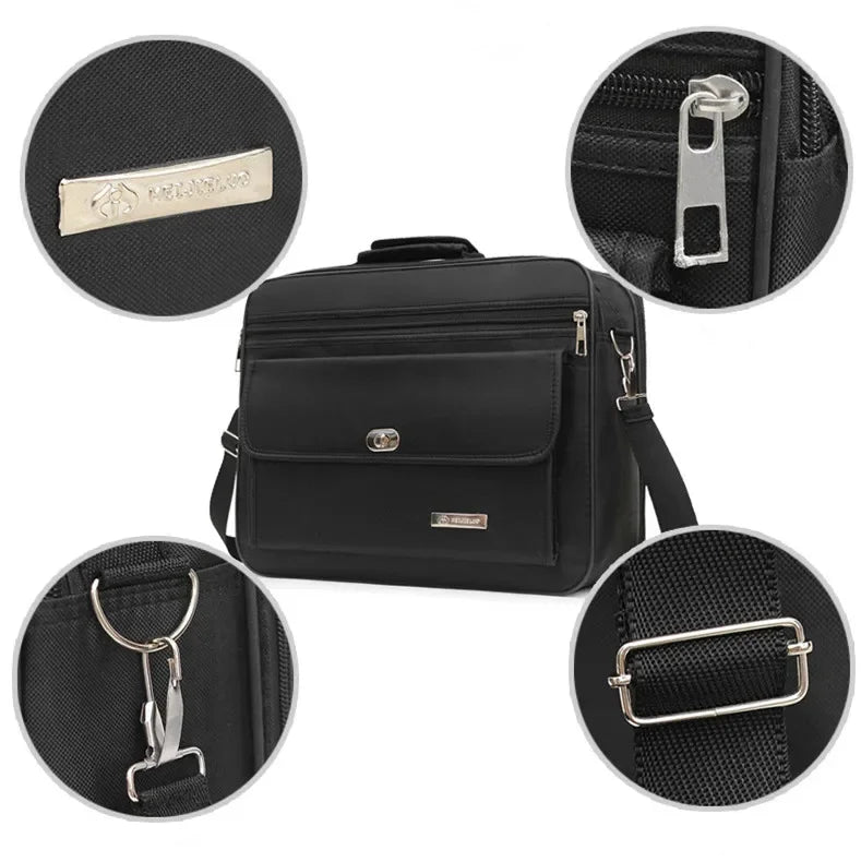 ProCarry Max | Business Aktentasche für Laptop & Dokumente | Wasserabweisend & Ergonomisch | Für Reisen & Büro