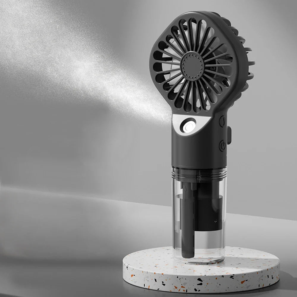 Mistify Mini Ventilator | Mit Nano-Sprühnebel | 4 Stufen | USB-ladefähig & Kompakt