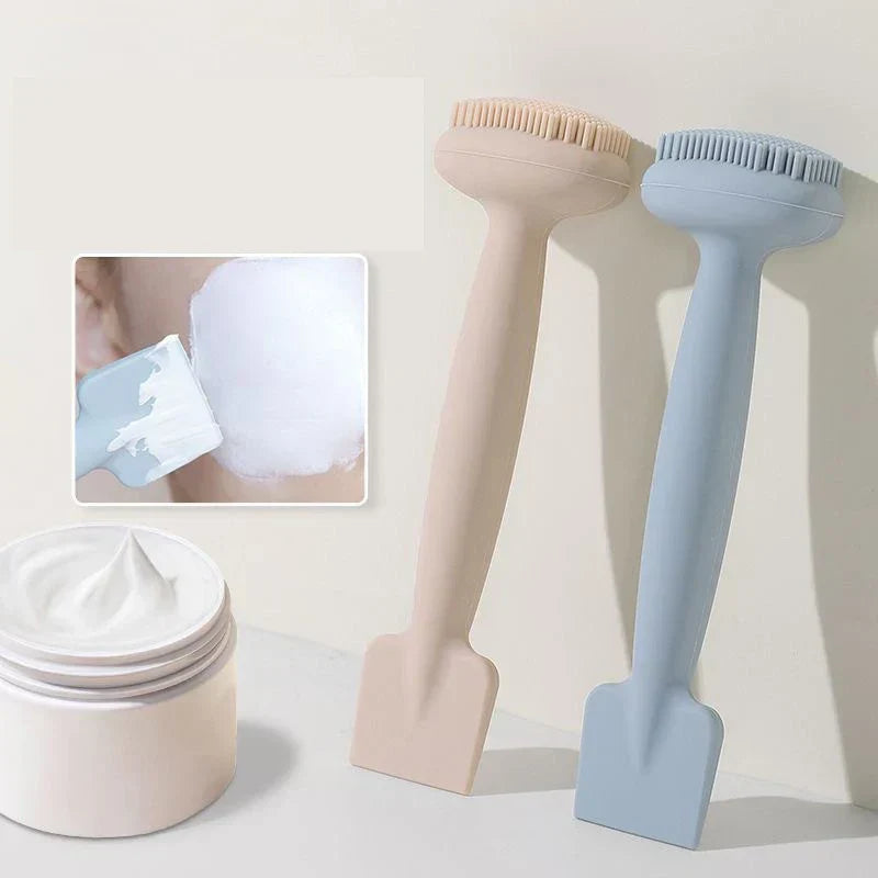 SilkDuo™ – 2-in-1 Gesichtsmaske-Applikator mit Bürste & Spatel