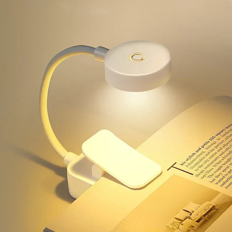 Clipora LED Klemmleuchte | Dimmbar & Flexibel | 3 Lichtmodi | USB-C & Batterie