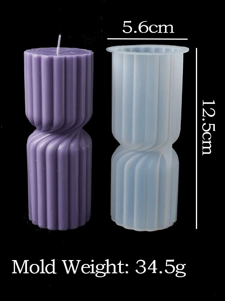 Creativa 3D Silikonform Set | Geometrische Gießformen | Für Kerzen & Seifen | Flexibel & Wiederverwendbar