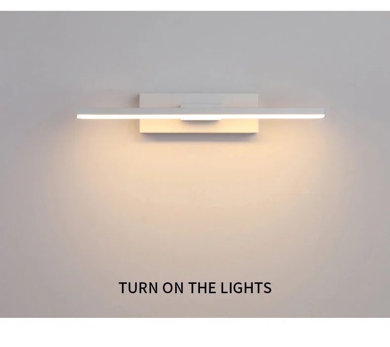 AuroLite Verstellbare LED-Wandlampe | 330° Drehung | Moderner Stil für Schlafzimmer & Wohnzimmer | Aluminium