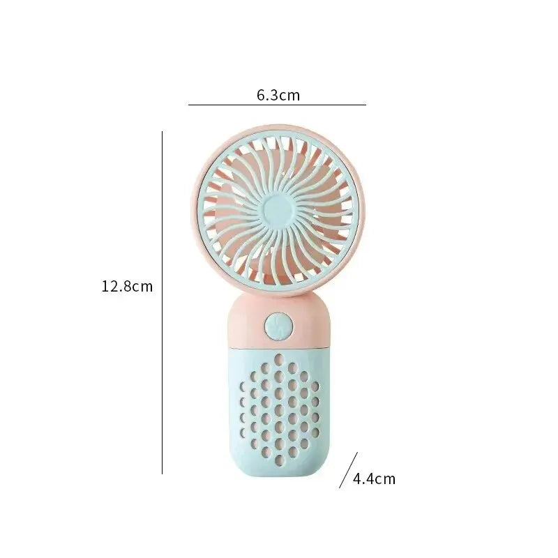 CoolBreeze | Mini-Handventilator | Leise & Kompakt | Mit Duftfunktion