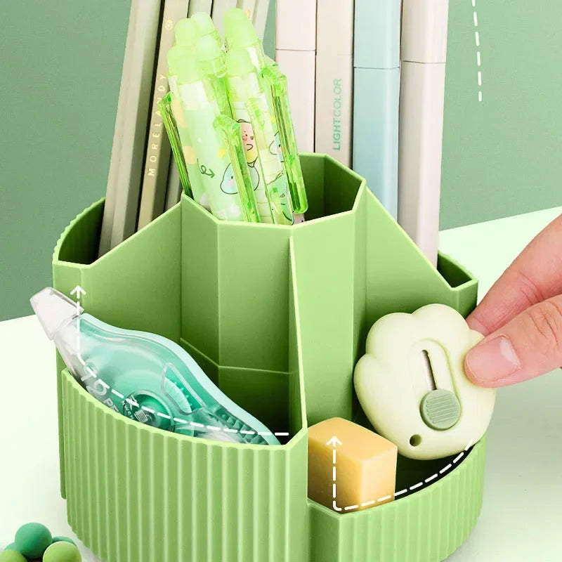 DeskSpin | 360° Drehbarer Schreibtisch-Organizer | Platzsparend & Praktisch