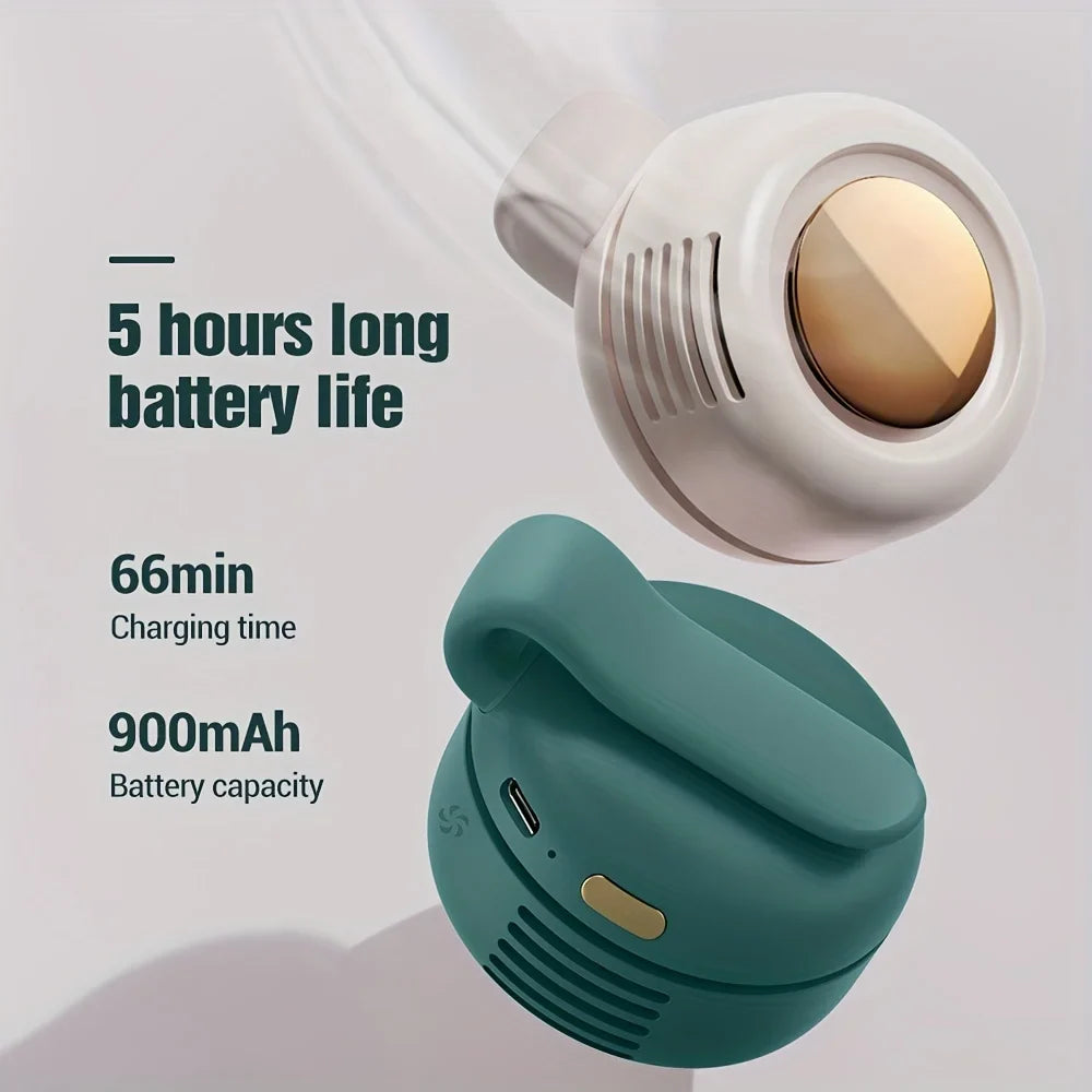 Silenca ClipFan | Mini-Ventilator Ohne Rotor | Ultra-Leise & USB-C | Für Kinderwagen & Reisen