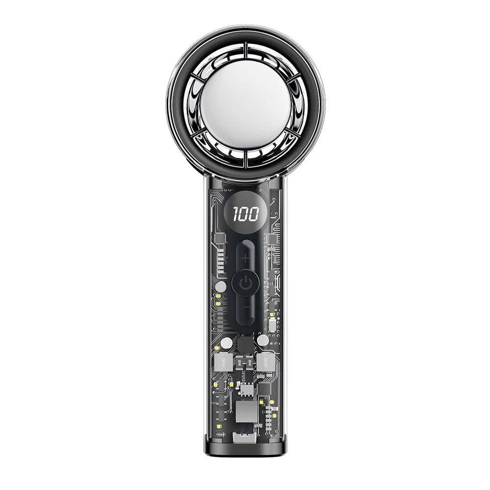 BreezeVibe | Mini USB Ventilator | Halbleiter-Kühlung | Stufenlose Windkontrolle | Kompakt & Mobil