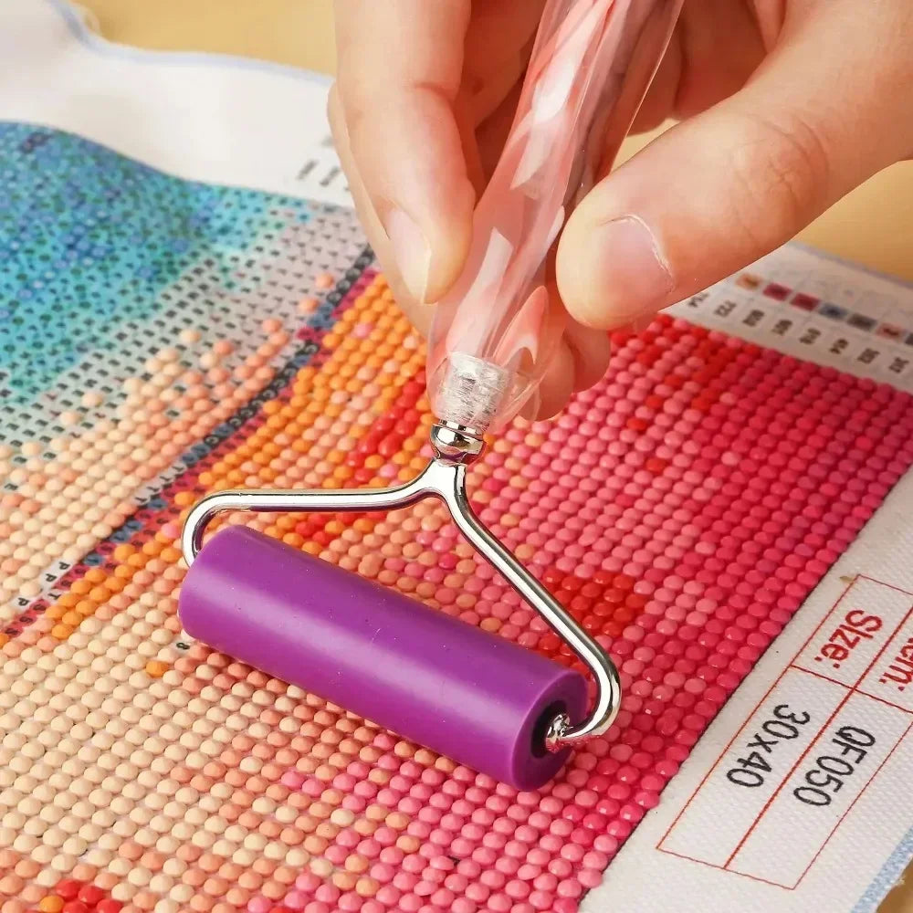 Fixadora Diamond Painting Roller Set | Perfekter Halt | Für präzise Steinfixierung | Leicht & Ergonomisch