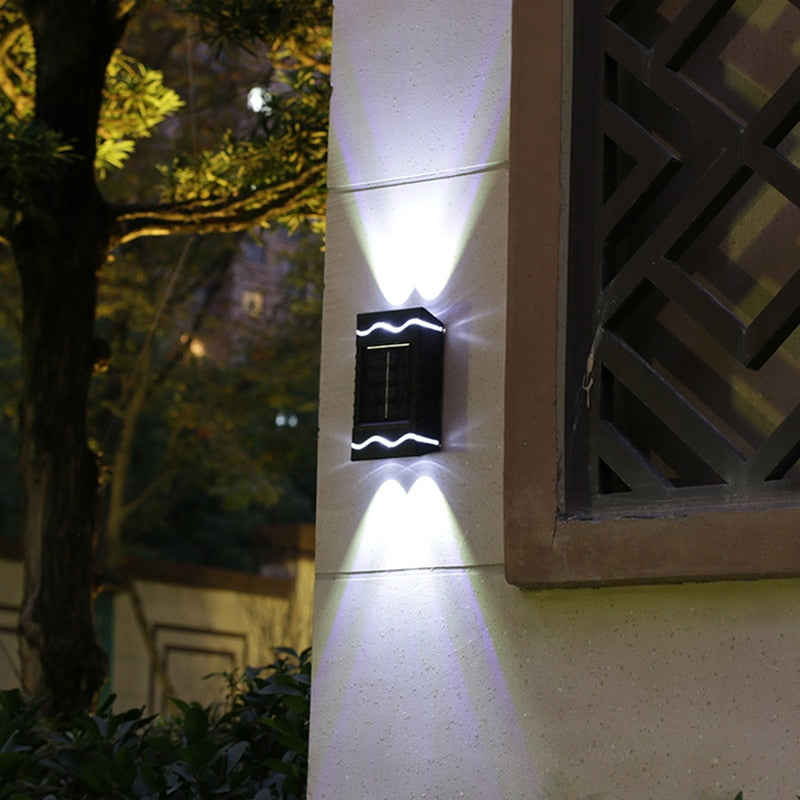 Solvoro Solarlicht | Außenwandleuchte ohne Kabel | IP65 Wetterfest | LED Warm- & Kaltweiß | Für Garten & Terrasse