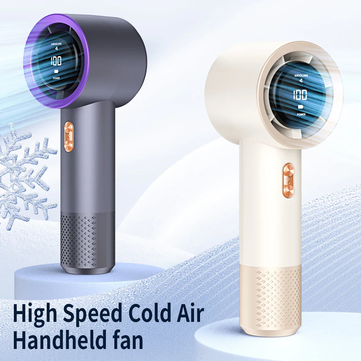 Windio Pro | Tragbarer Mini-Ventilator | 199 Stufen | Mit USB-Aufladung