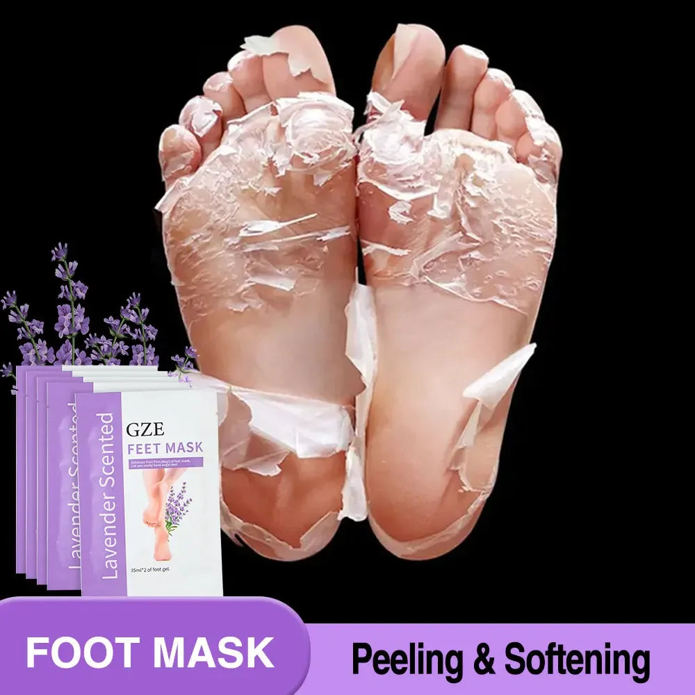 SoftStep | Fußpeeling-Maske | Für Trockene & Rissige Füße | Entfernt Hornhaut & abgestorbene Hautzellen | 2er-Set