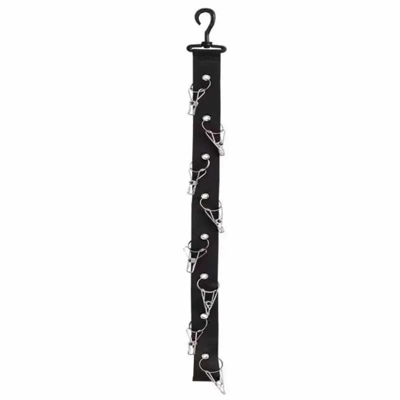 HutBuddy Hut-Organizer | Platzwunder Für Hüte & Caps | Robustes Stoffband | Schwarz
