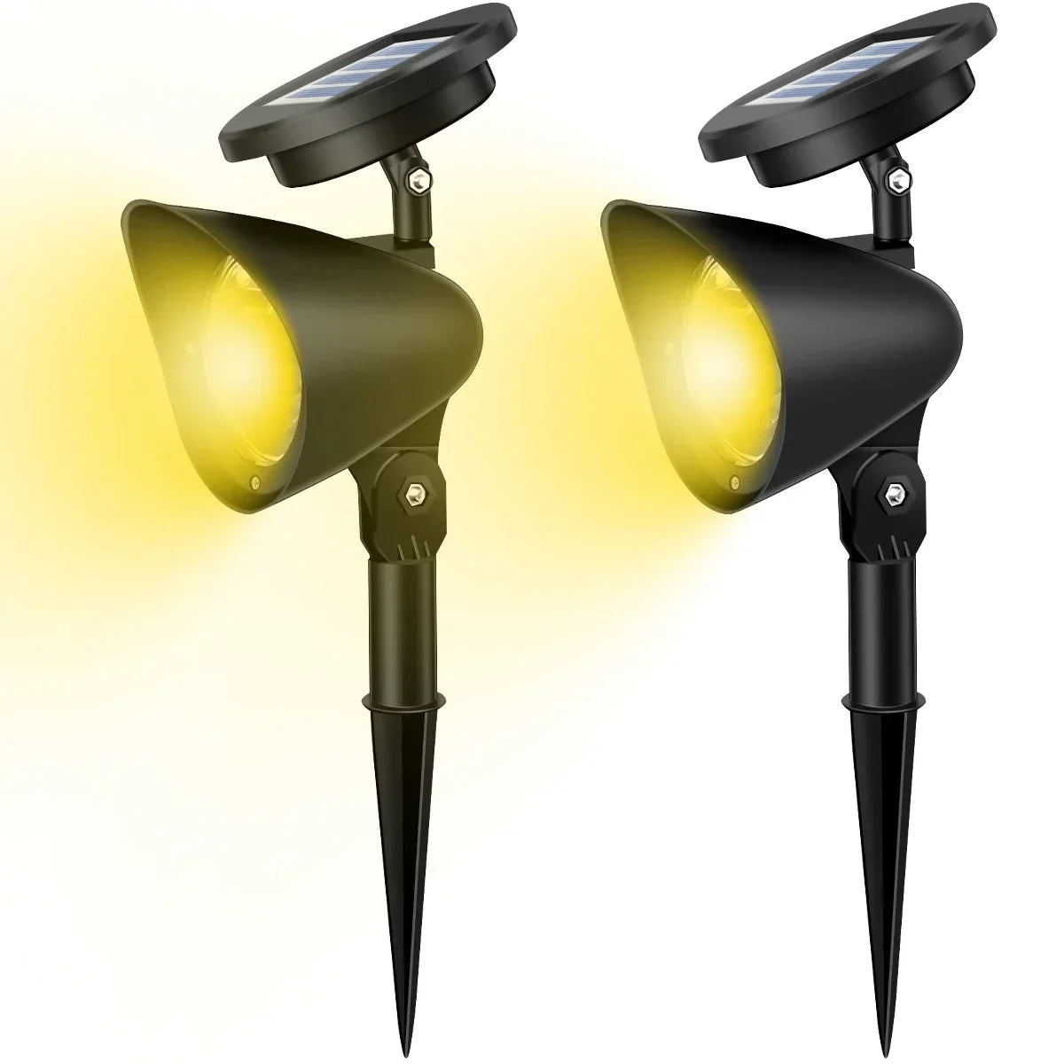 SolarBeam | Solar LED Strahler | 360° Beleuchtung für Garten & Wege | IP65 Wetterfest