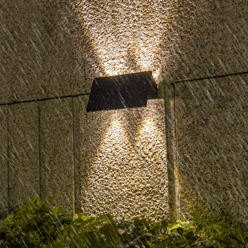 SolarShine | LED Außenwandleuchte | Bewegungsmelder, Solar, Wetterfest | Garten, Terrasse & Einfahrt