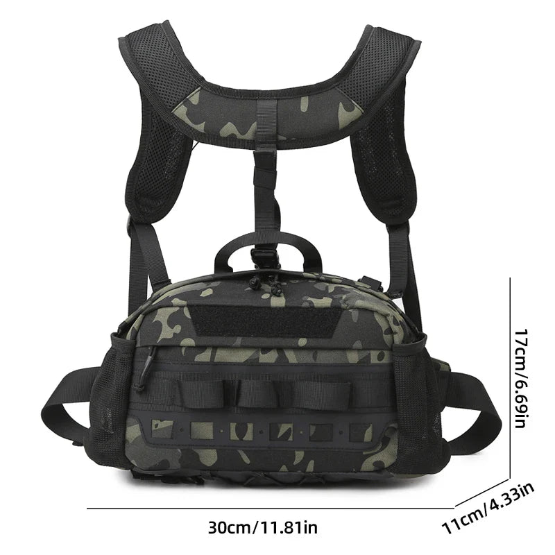 TactiGear | Vielseitige MOLLE-Tasche | Expandierbar & Komfortabel | Für Outdoor, Reisen & Einsatz