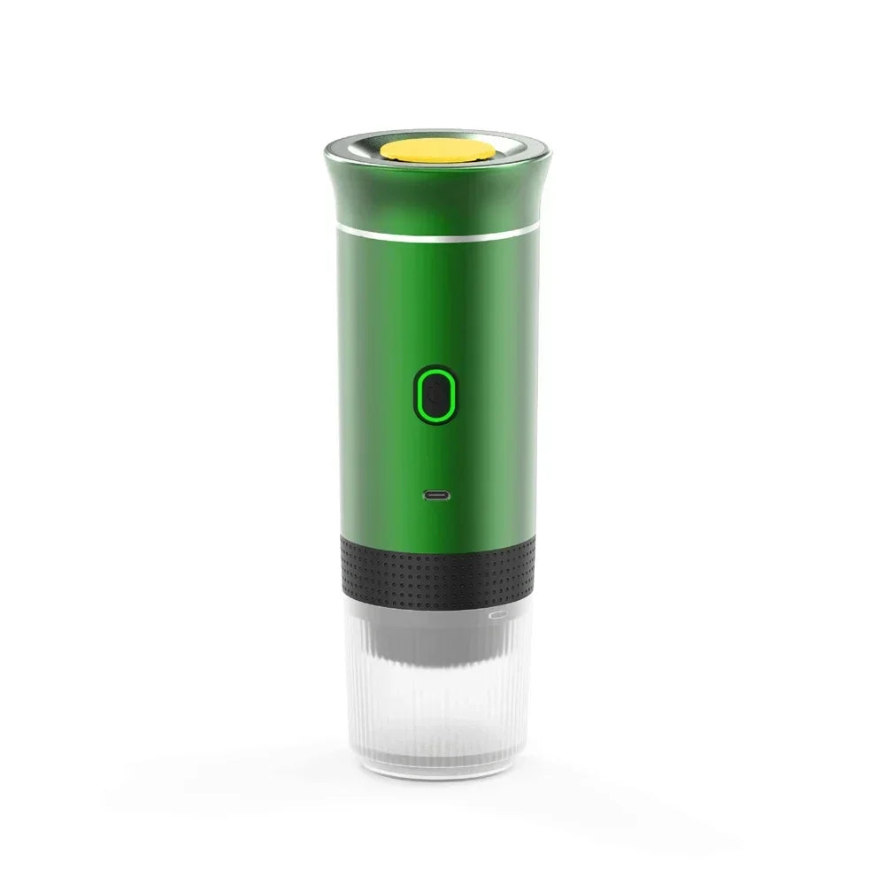 CafeGo | Kabellose Espressomaschine | 3-in-1 Funktion für Kapseln & Kaffeepulver | Tragbar für Reisen & Camping
