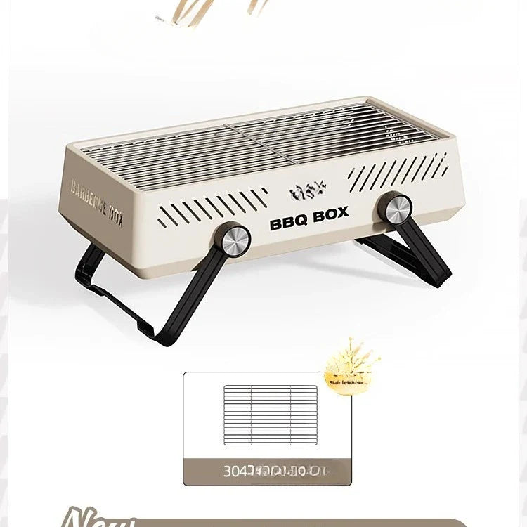 TrailBlaze | Tragbarer BBQ-Ofen | Rauchfrei & Kompakt | Für Outdoor & Garten | Multifunktional | Leicht zu Reinigen