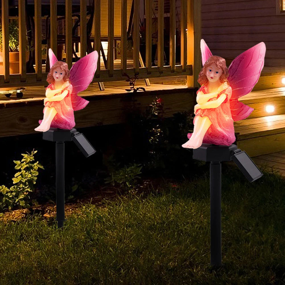 GlowSphere Elvaria | Solar-Feenleuchte | 2-in-1 Deko | Für Garten & Balkon
