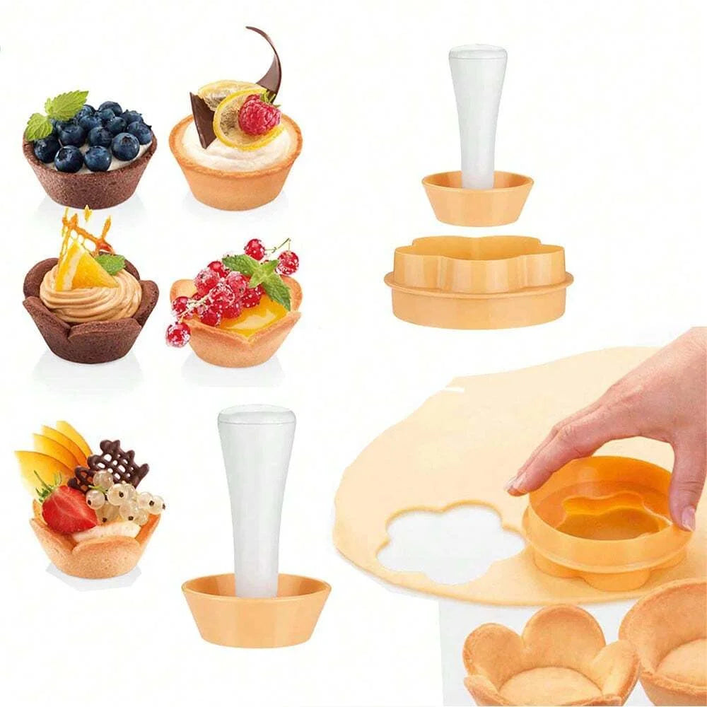 BakeMaster | Teigformer Set | Multifunktional für Törtchen & Cupcakes | BPA-frei
