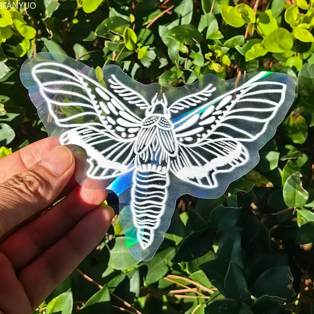 SunGlow Fenstersticker | 3D Regenbogen-Effekt | Selbstklebend & Wiederverwendbar