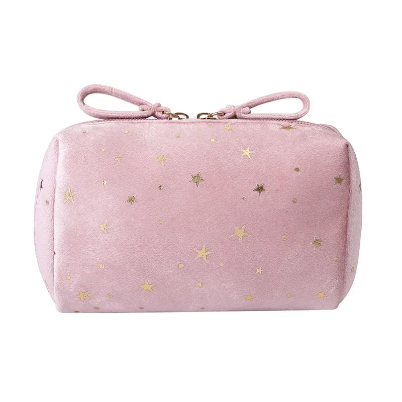 SvelteGlow Cosmetica | Samt Kosmetiktasche | Kompakt & Pflegeleicht | Elegantes Design