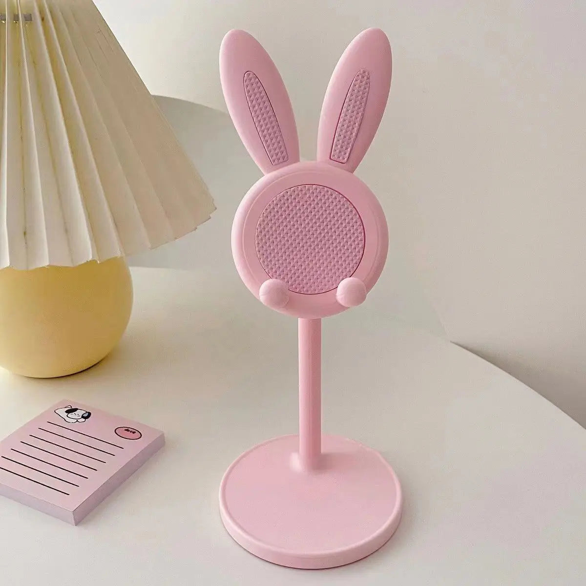 BunnyDock Handyhalter | Höhenverstellbar & Neigbar | Soft-Touch Design | Für Handy & Tablet