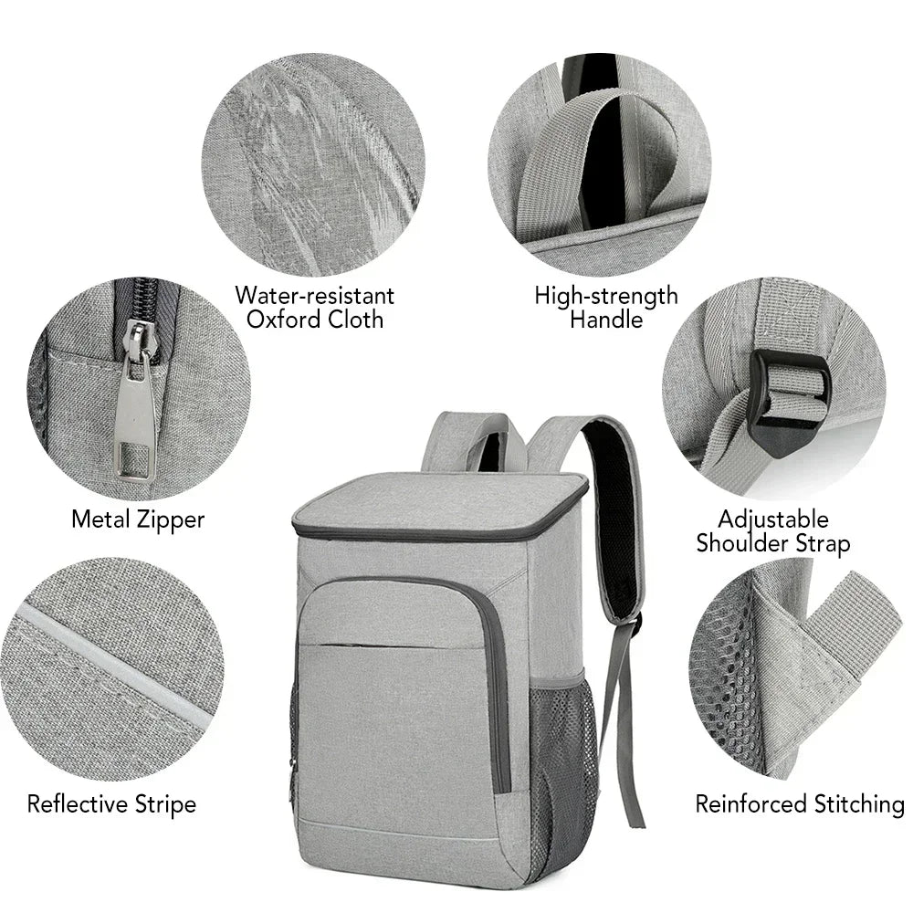CoolTrek | 30L Kühlrucksack | Isolierend & Leckagefrei | Geräumig & Komfortabel
