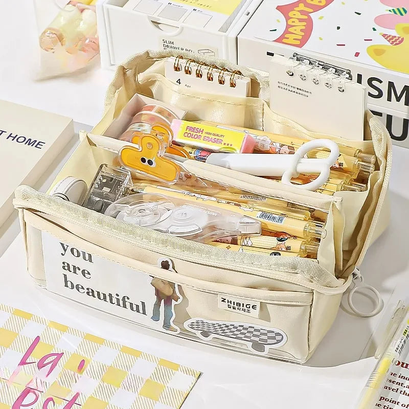 PlayPouch | 10-Fach Organizer | Transparentes Frontfach | Stylisch