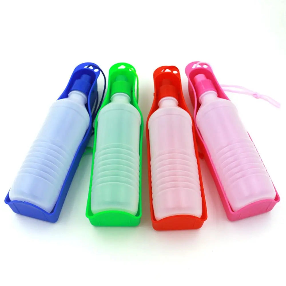 HydroPaw Travel Bottle | Hunde Trinkflasche mit Schale | Einhand-Bedienung & Auslaufsicher | BPA-frei & Kompakt