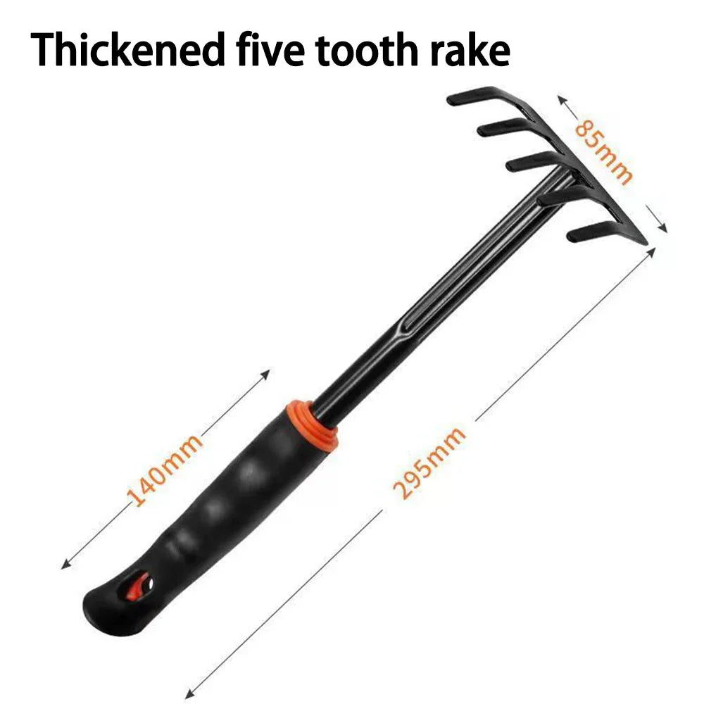 RootCraft 4-in-1 Gartenwerkzeug | Wechselköpfe aus Stahl | Ergonomischer Griff