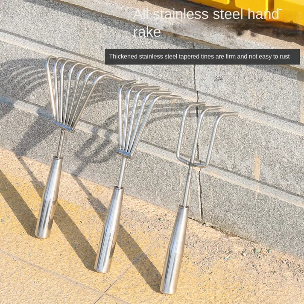 WeedMaster Unkrautjäter aus Edelstahl | 29 cm Handwerkzeug | Ergonomisch & Rostfrei | Für Garten & Beetpflege