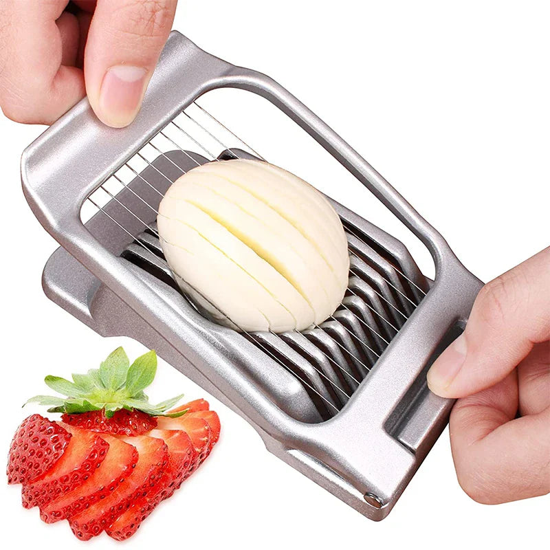 SlicePro Eierschneider | Präziser Schnitt | Edelstahldrähte | Multifunktional