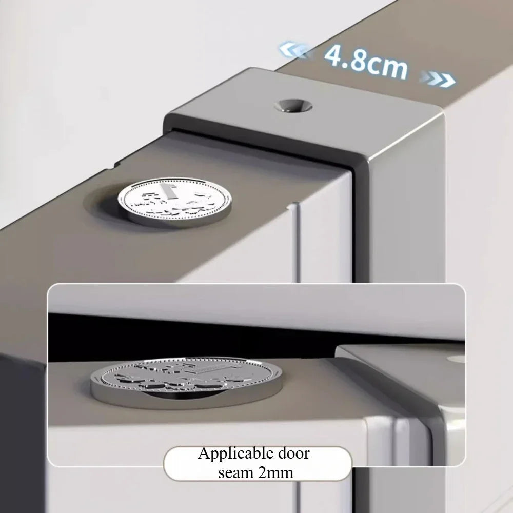FlexaGrip Hakenleiste | Türgarderobe 7-fach | Ohne Bohren | Aluminium Schwarz