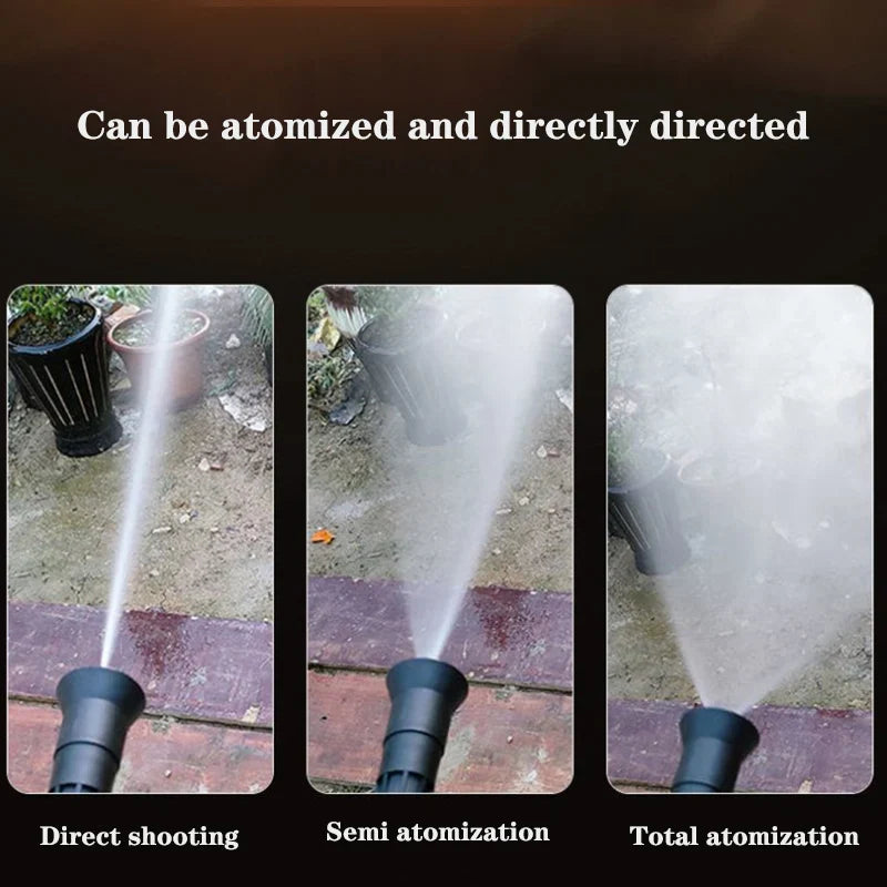 PowerSpray | Hochdruck-Spritzpistole | Windfeste Zerstäuberdüse | Für Garten & Reinigung
