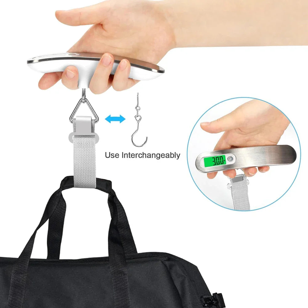 Bagivo WeightCheck | Digitale Kofferwaage | Präzise & Kompakt | Bis 50 kg mit LCD-Anzeige