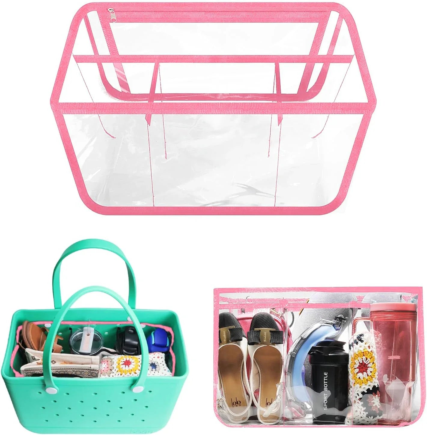 StrandProfi Tasche-Organizer | Wasserfest & Leicht | Perfekte Ordnung für jeden Ausflug