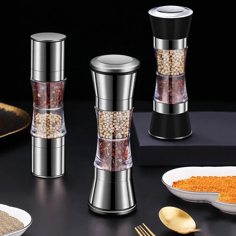 SpiceCraft DuoMill | Edelstahl & Keramik | Doppelte Mahlwerke