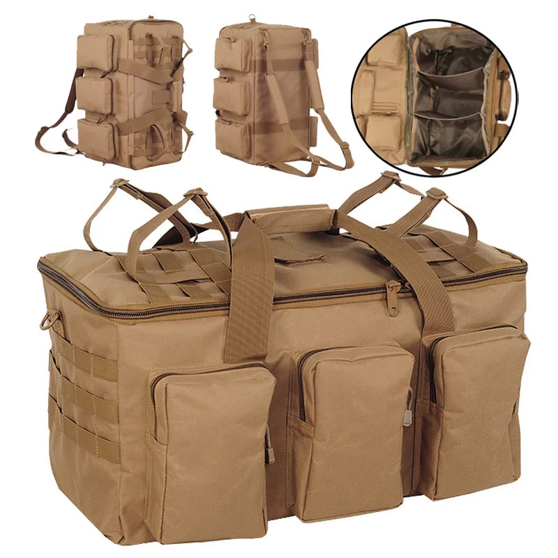 Taktiker 55L Rucksack | Molle-System | Flexibles Tragesystem | 55L Stauraum
