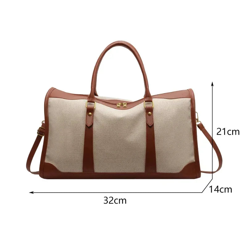 UrbanEdge | Reisetasche & Sporttasche | Canvas & PU-Leder, leicht & robust | Für Alltag, Training & Wochenendausflüge