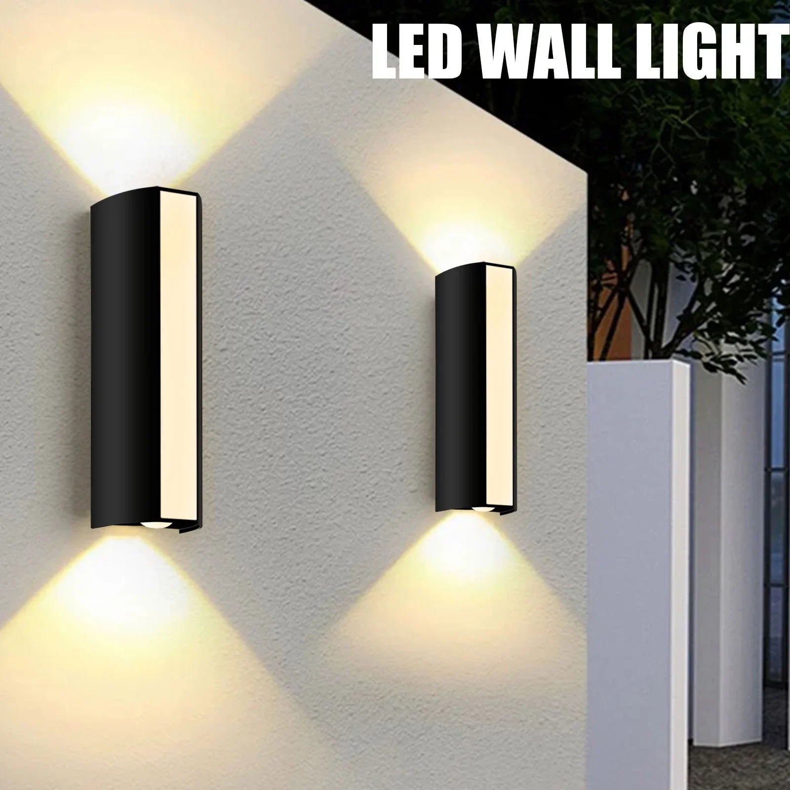 ClaraWall LED Wandleuchte | Modern & Wetterfest | 10W | IP66 Schutz